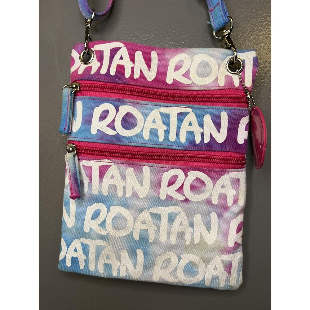 Robin Ruth Crossbody Bag Womens Small Multicolor Roatan Tie Dye Travel Beach